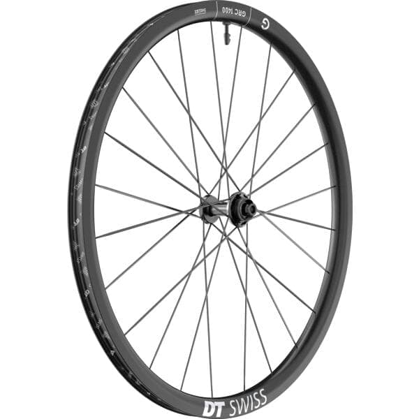 DT Swiss GRC 1400 DICUT disc brake wheel, carbon clincher, 700c front