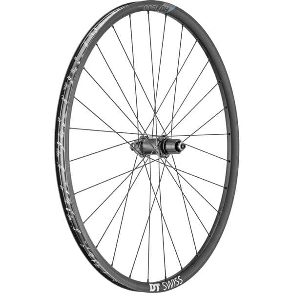 DT Swiss HU 1900 wheel, 25 mm rim, 135mm QR axle, 700c rear