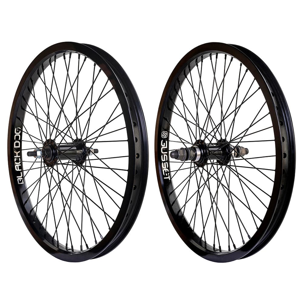 Gusset Components Black Dog Wheels Black 20"