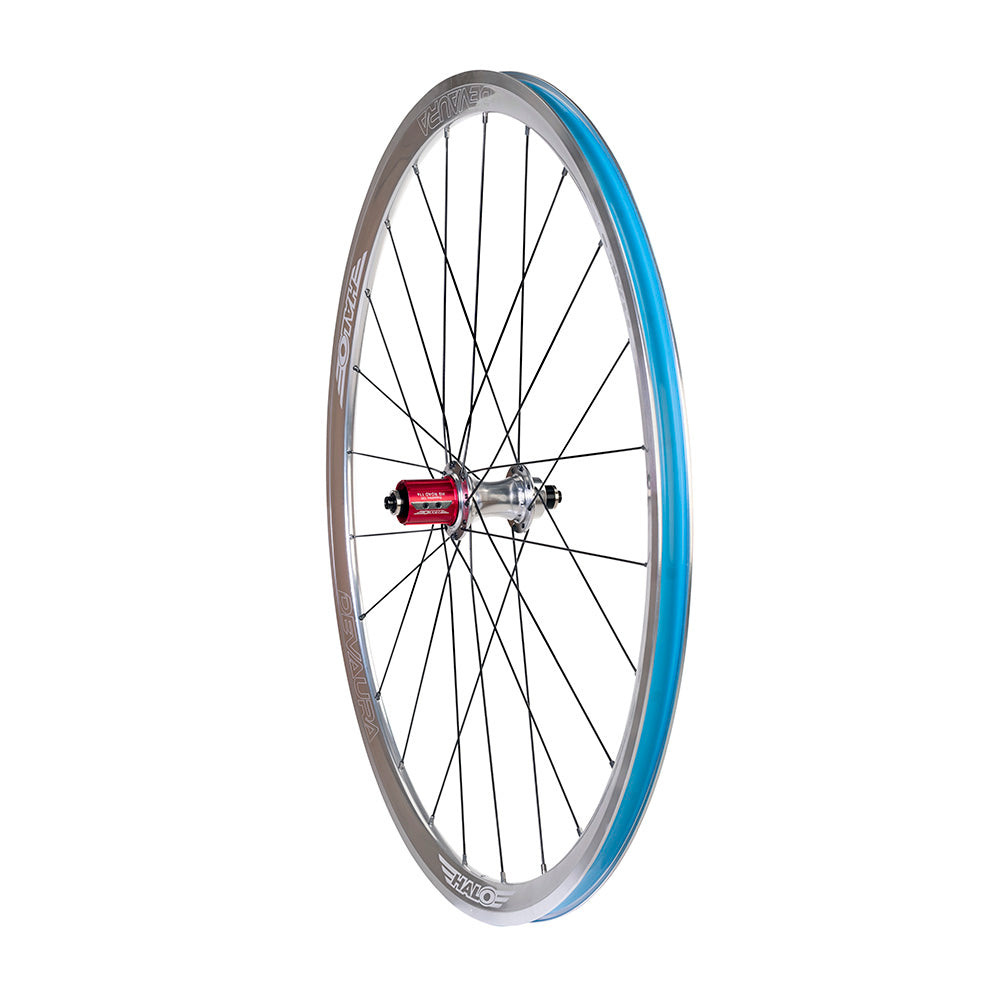 Halo Devaura RS2 700c Wheels Silver with Black Spokes Silver/Black 700c