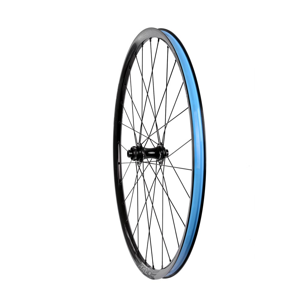 Halo Vapour GXC 27.5" Front, GXC Front CL Disc Hub, 28H, 12x100mm F), Black DB Spokes