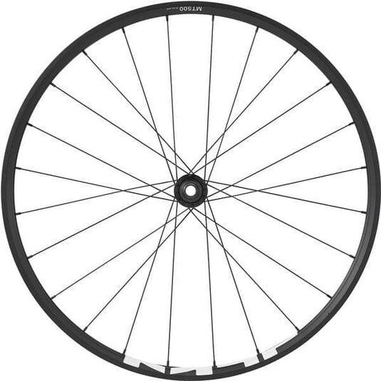 Shimano Wheels WH-MT500 MTB wheel; 27.5 in (650b); 15 x 110 mm boost thru-axle; front; black