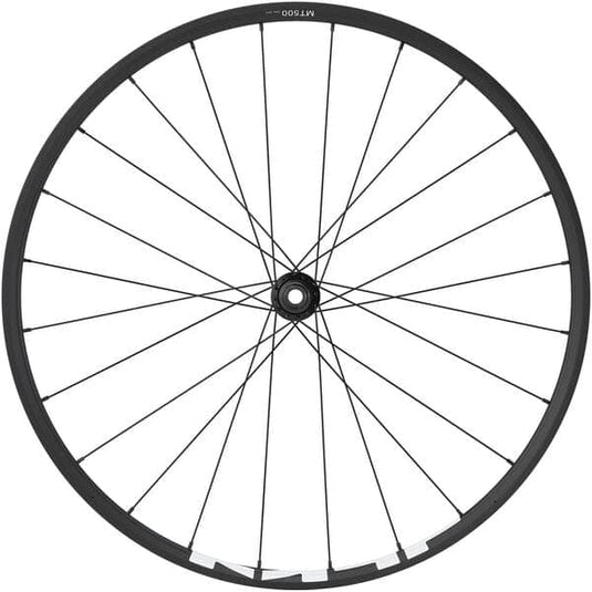Shimano Wheels WH-MT500 MTB wheel; 29er; 15 x 110 mm boost thru-axle; front; black