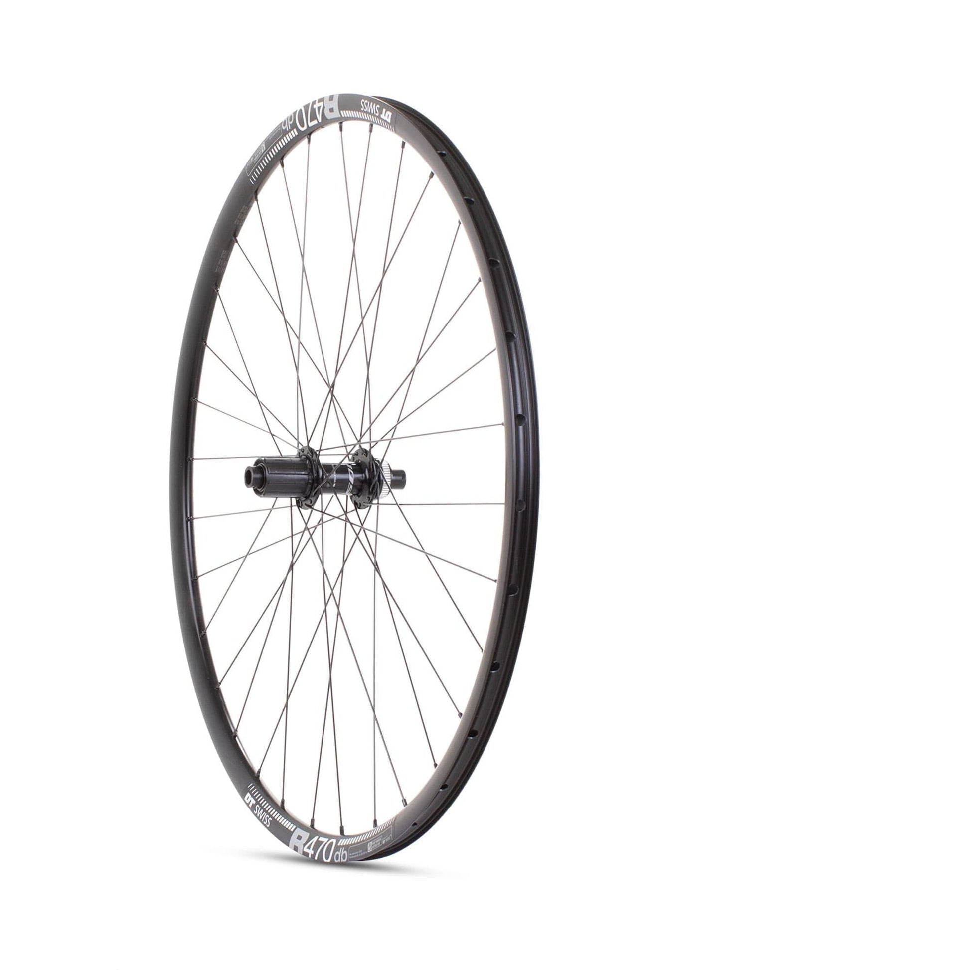 M-Part-Wheels-Road-Rear-Disc-Wheel-Shimano-105-CL-Hub-TA-142x12mm-DT-R-470-Rim-black-700c