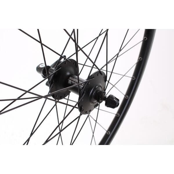 M Part Wheels Gravel Front Wheel Shimano Deore 6 Bolt Hub QR 100mm 27.5 inch TLR Rim black