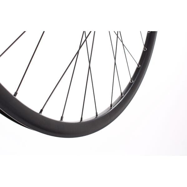M Part Wheels Gravel Front Wheel Shimano Deore 6 Bolt Hub QR 100mm 27.5 inch TLR Rim black