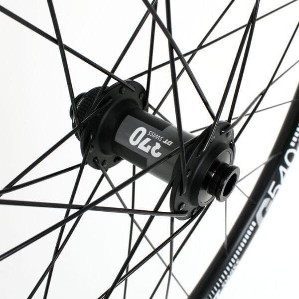 M Part Wheels Gravel Front Wheel DT 370 CL Hub G 540 Rim TLR black 700c