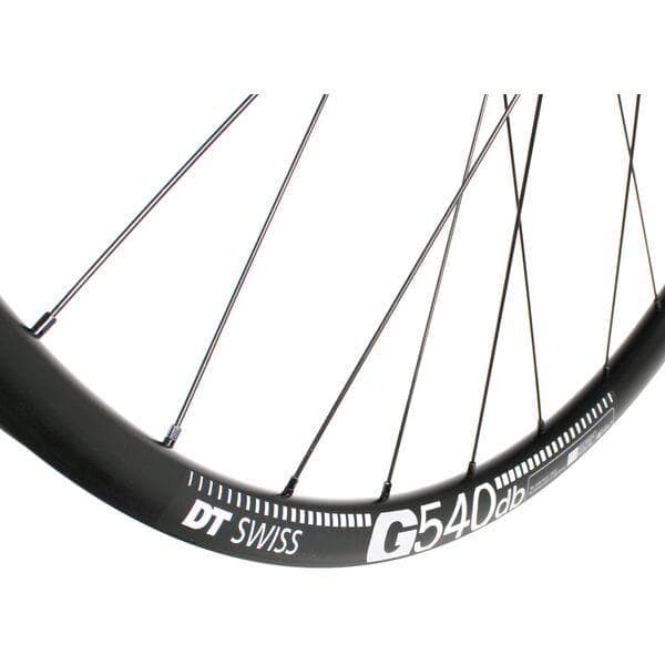 M Part Wheels Gravel Front Wheel DT 370 CL Hub G 540 Rim TLR black 700c