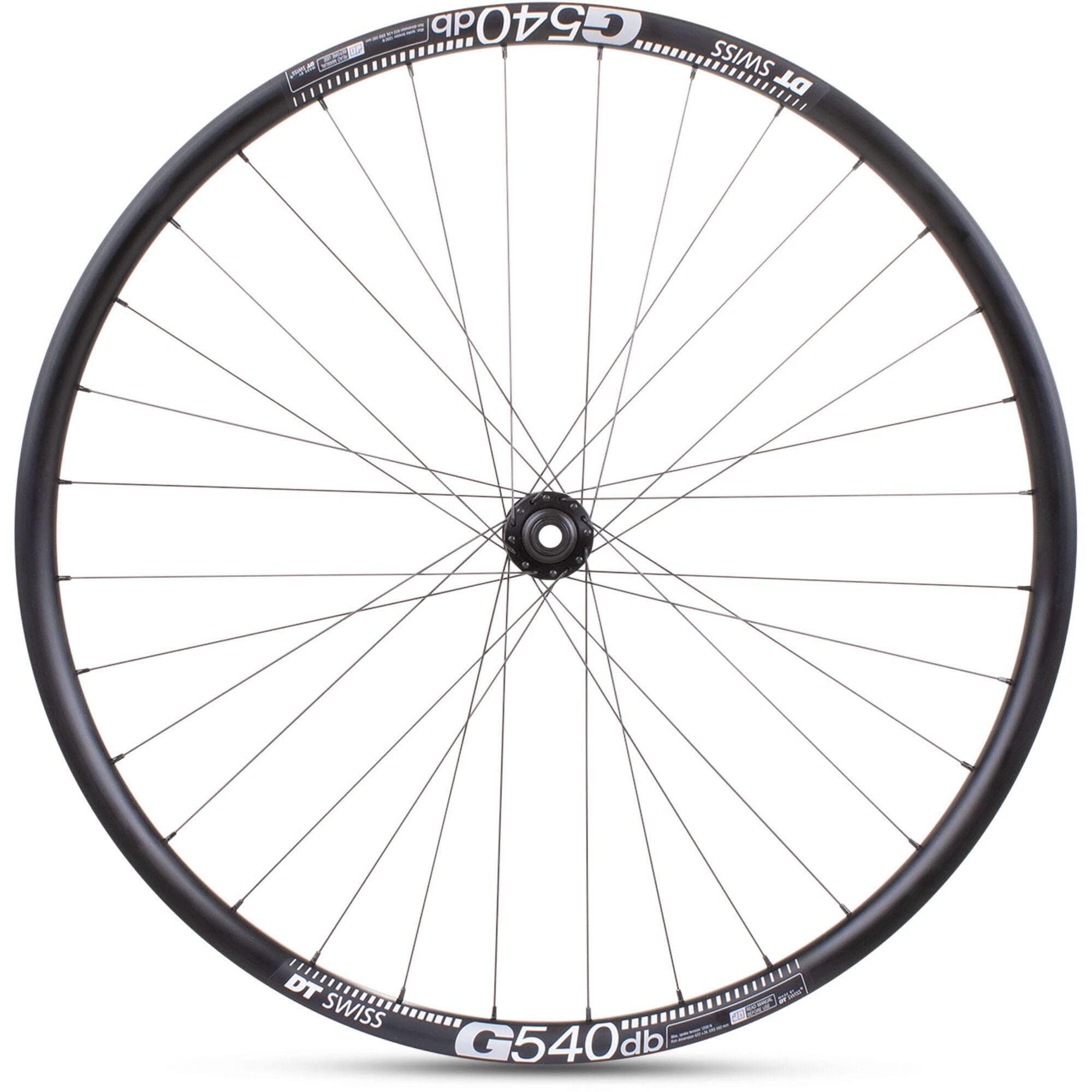 M Part Wheels Gravel Front Wheel Shimano 105 CL Hub TA 100x12mm G 540 Rim TLR black 700c