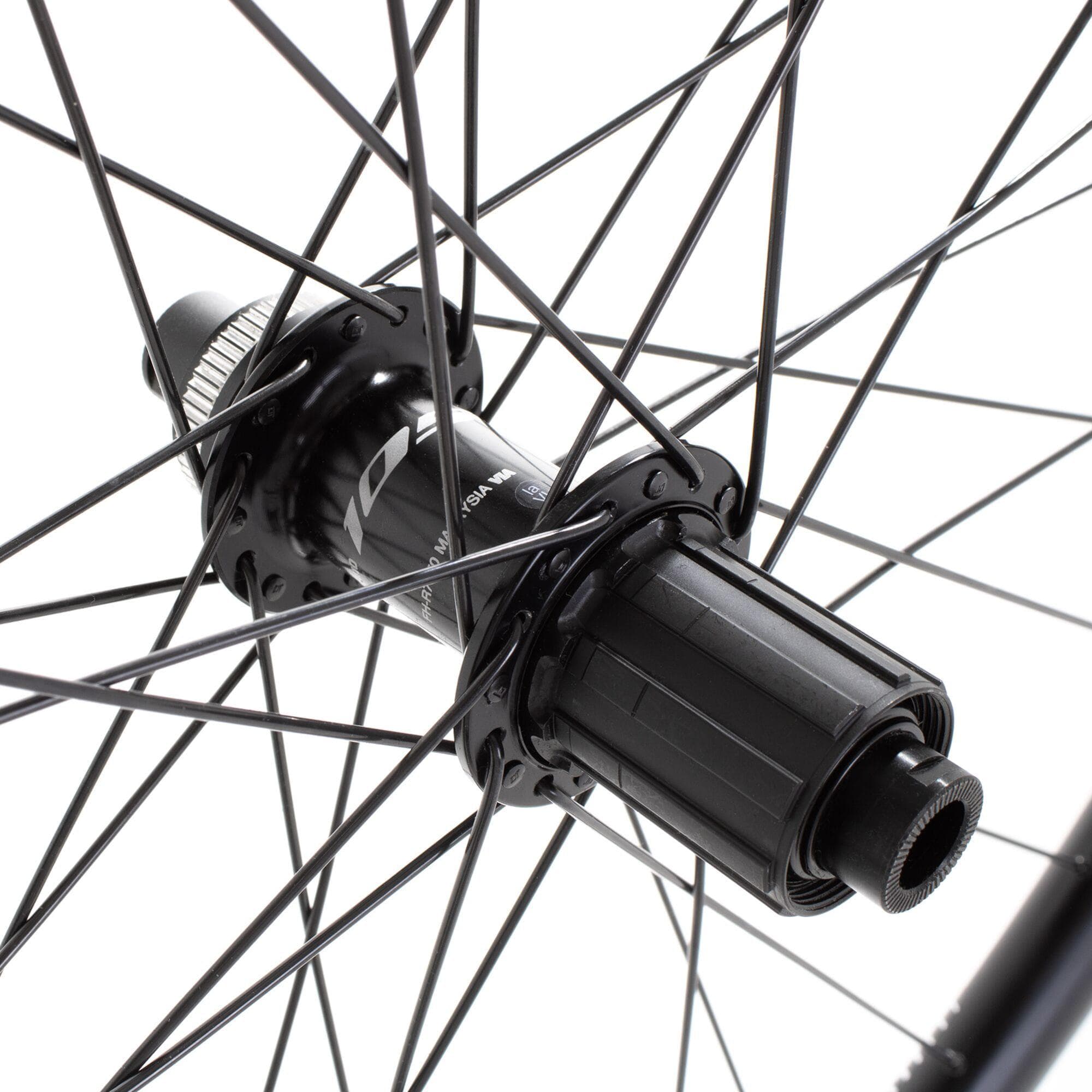 M Part Wheels Gravel Rear Wheel Shimano 105 CL Hub TA 142x12 G 540 Rim TLR black 700c