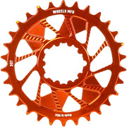Wheels Manufacturing Orange; Chainring 30T; SRAM 3-Bolt; 3mm; T-Type Chain