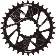 Wheels Manufacturing Black; Chainring 32T; Shimano Direct Mount; 1.5mm Inboard; HG+ Chain