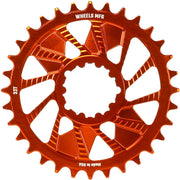 Wheels Manufacturing Orange; Chainring 32T; Shimano Direct Mount; 1.5mm Inboard; HG+ Chain