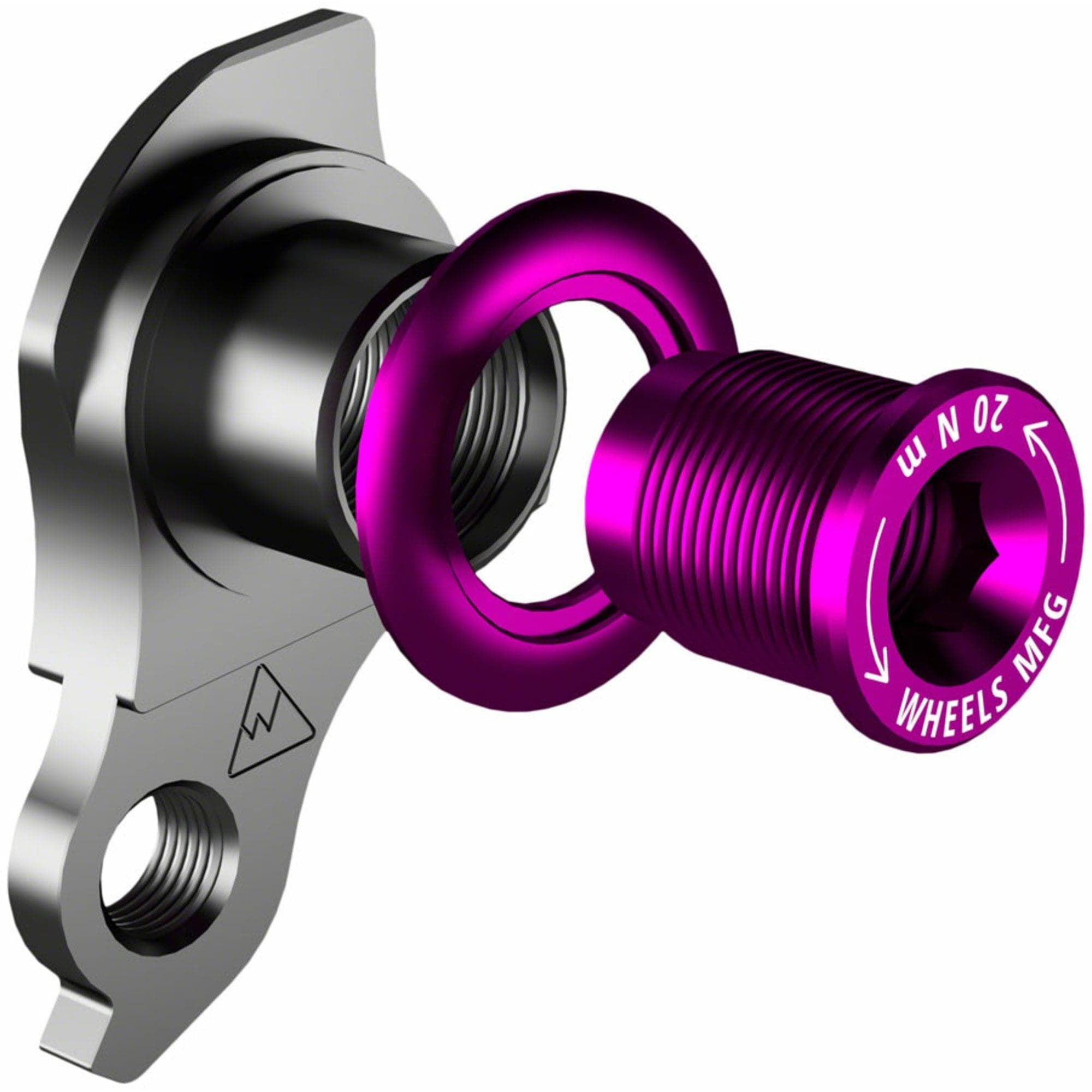 Wheels-Manufacturing-Replaceable-Derailleur-Hanger-/-Dropout-487-7---Purple-Bolt---UDH
