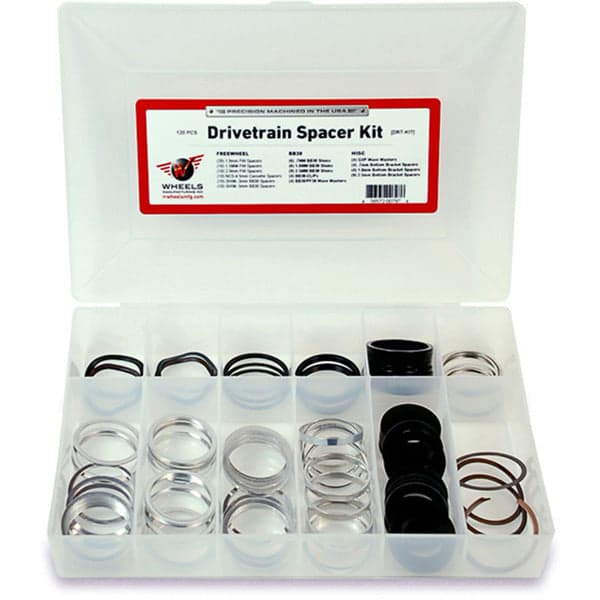 Wheels Manufacturing Drivetrain spacer kit - 120 pieces
