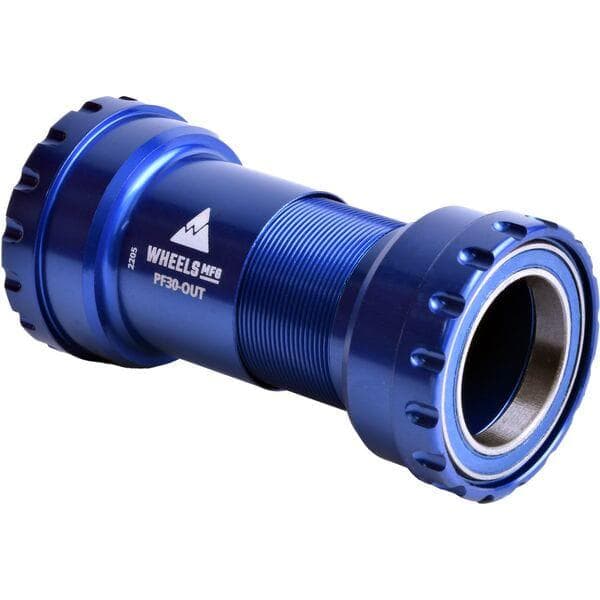 Wheels Manufacturing PF30 Threaded ABEC-3 Bearings For 30mm Cranks - Blue