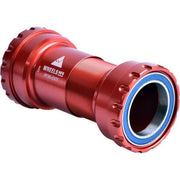 Wheels Manufacturing PF30 Threaded ABEC-3 Bearings For 30mm Cranks - Red