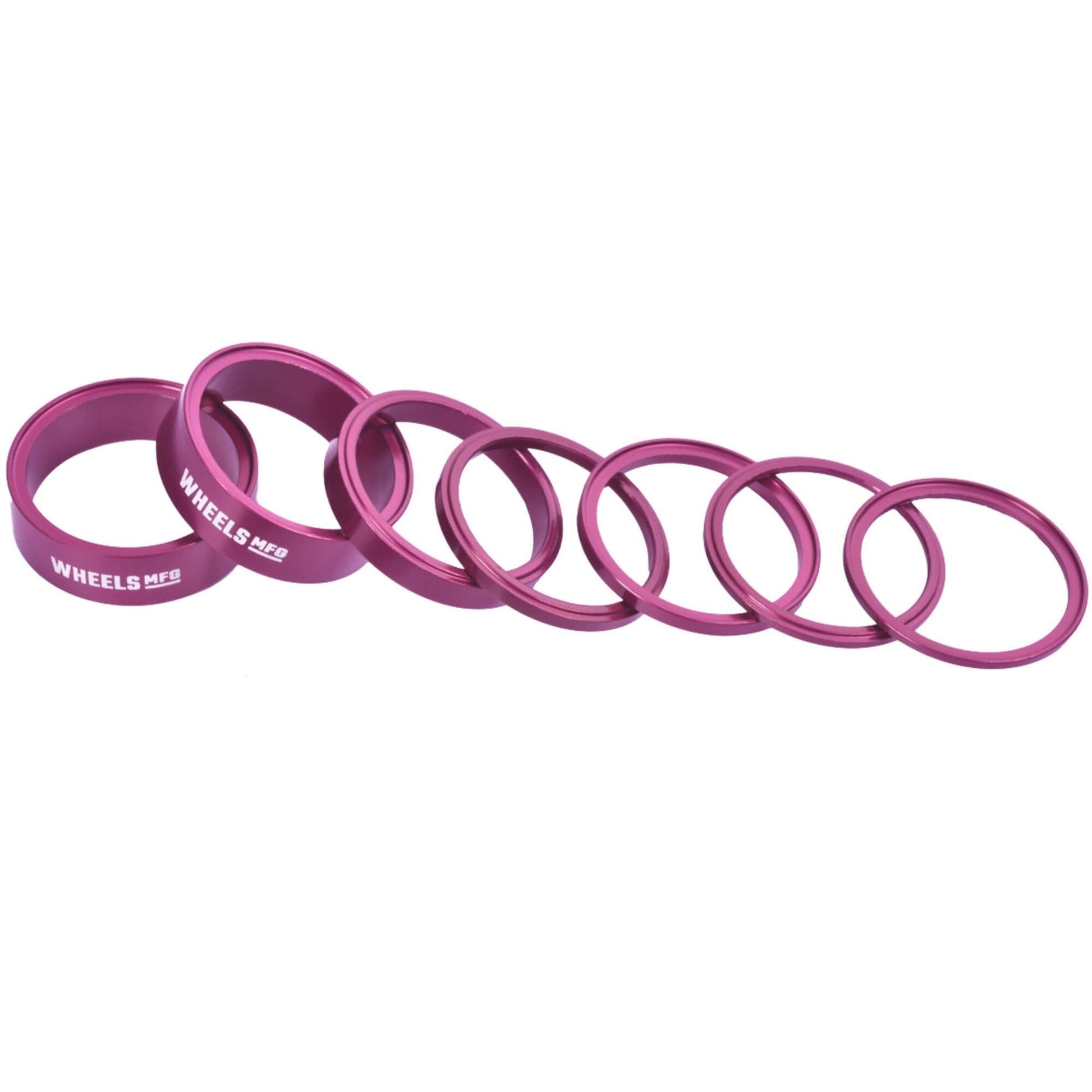 Wheels-Manufacturing-StackRight-Headset-Spacer-Kit---Pink