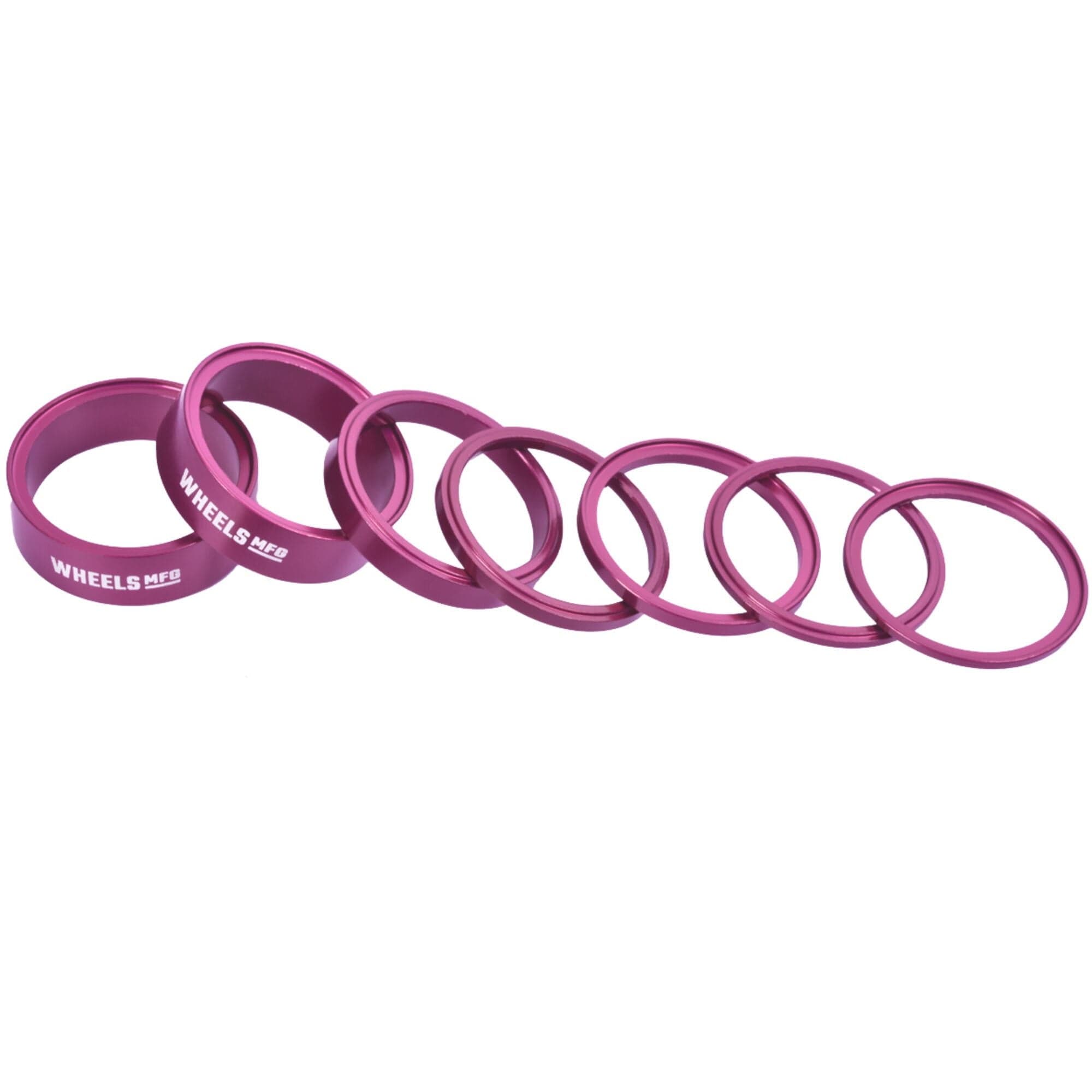 Wheels-Manufacturing-StackRight-Headset-Spacer-Kit---Pink