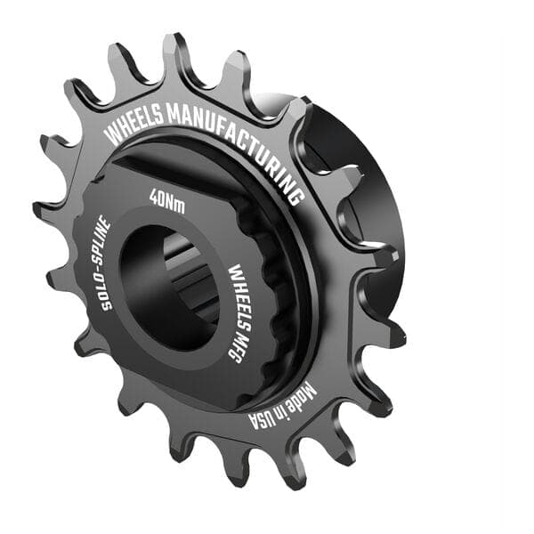 Wheels Manufacturing Solo-Spline - 18T Single Speed Conversion Kit for Micro Spline Compatible Hubs,