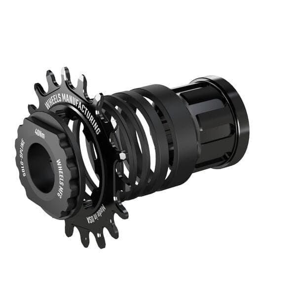 Wheels Manufacturing Solo-Spline - 18T Single Speed Conversion Kit for Micro Spline Compatible Hubs,