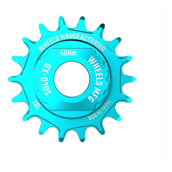 Wheels Manufacturing Solo-XD 20ÿTooth Cog, 7075 aluminum, Teal