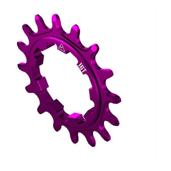 Wheels Manufacturing Solo-XD 16ÿTooth Cog, 7075 aluminum, Purple
