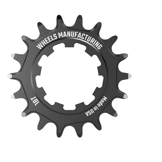Wheels Manufacturing Solo-XD 18?Tooth Cog; 7075 aluminum; Black