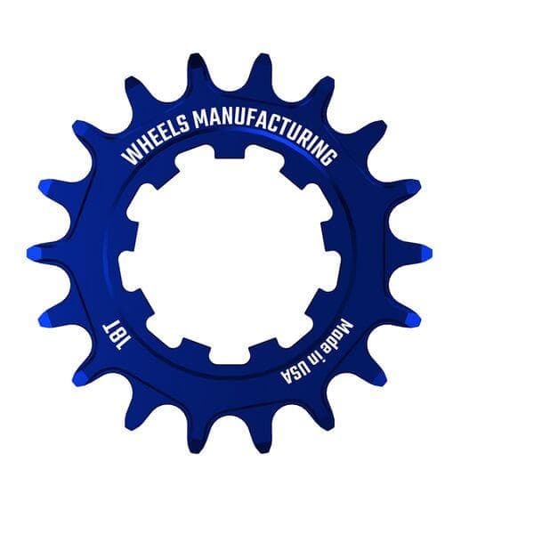 Wheels Manufacturing Solo-XD 18ÿTooth Cog, 7075 aluminum, Blue