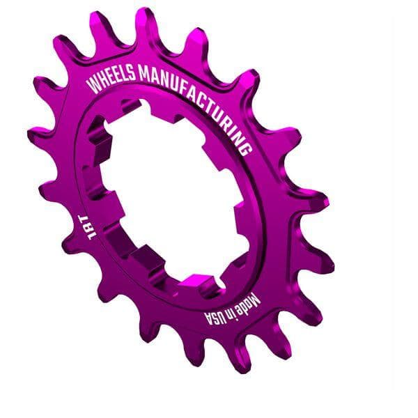 Wheels Manufacturing Solo-XD 18ÿTooth Cog, 7075 aluminum, Purple
