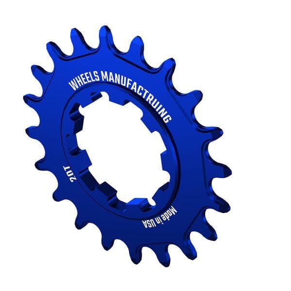 Wheels Manufacturing Solo-XD 20ÿTooth Cog, 7075 aluminum, Blue