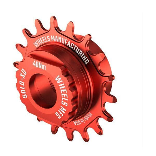 Wheels Manufacturing Solo-XD - 18T Single Speed Conversion Kit for XD/XDR Hubs; Red