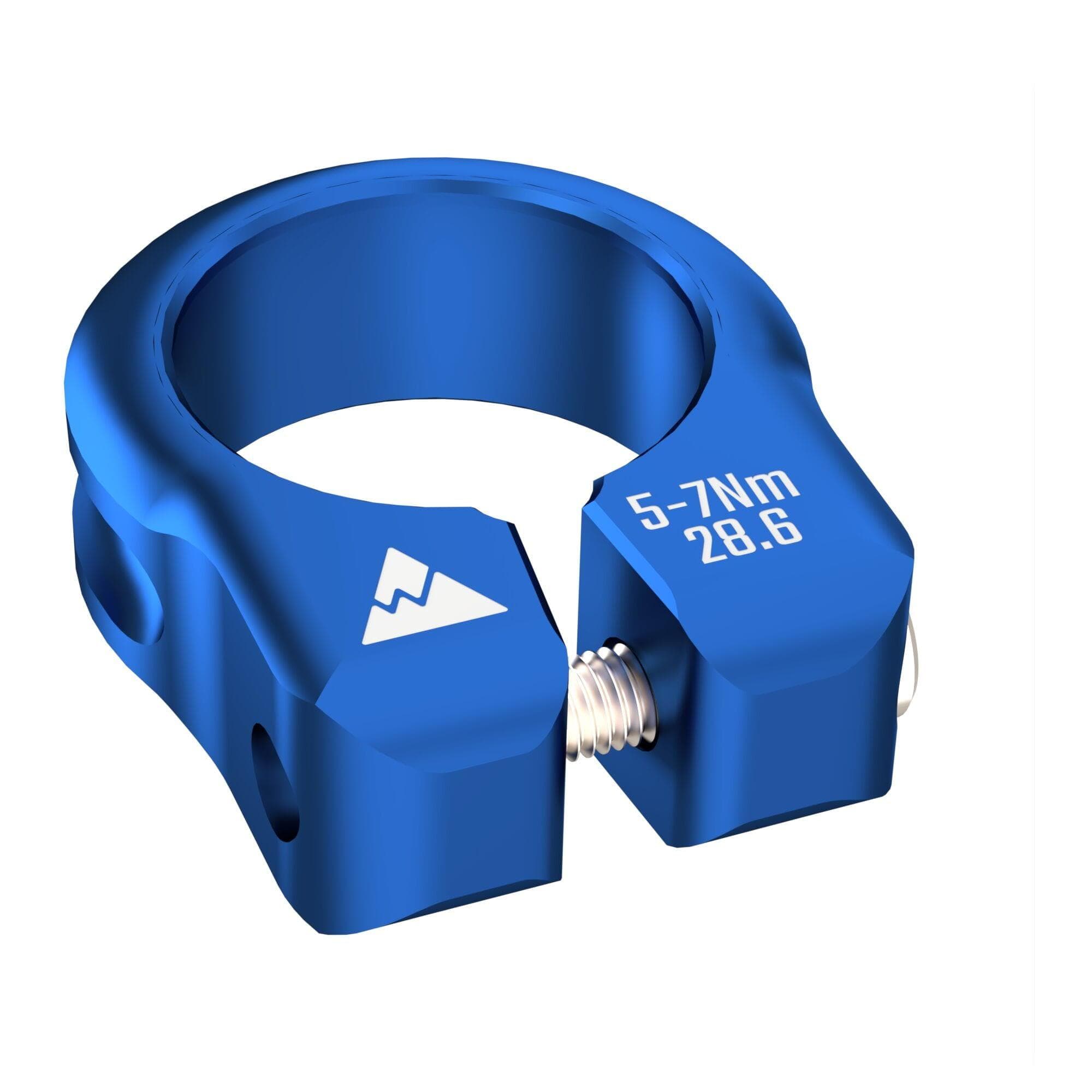 Wheels Manufacturing Blue - Seat Post Collar 28.6mm