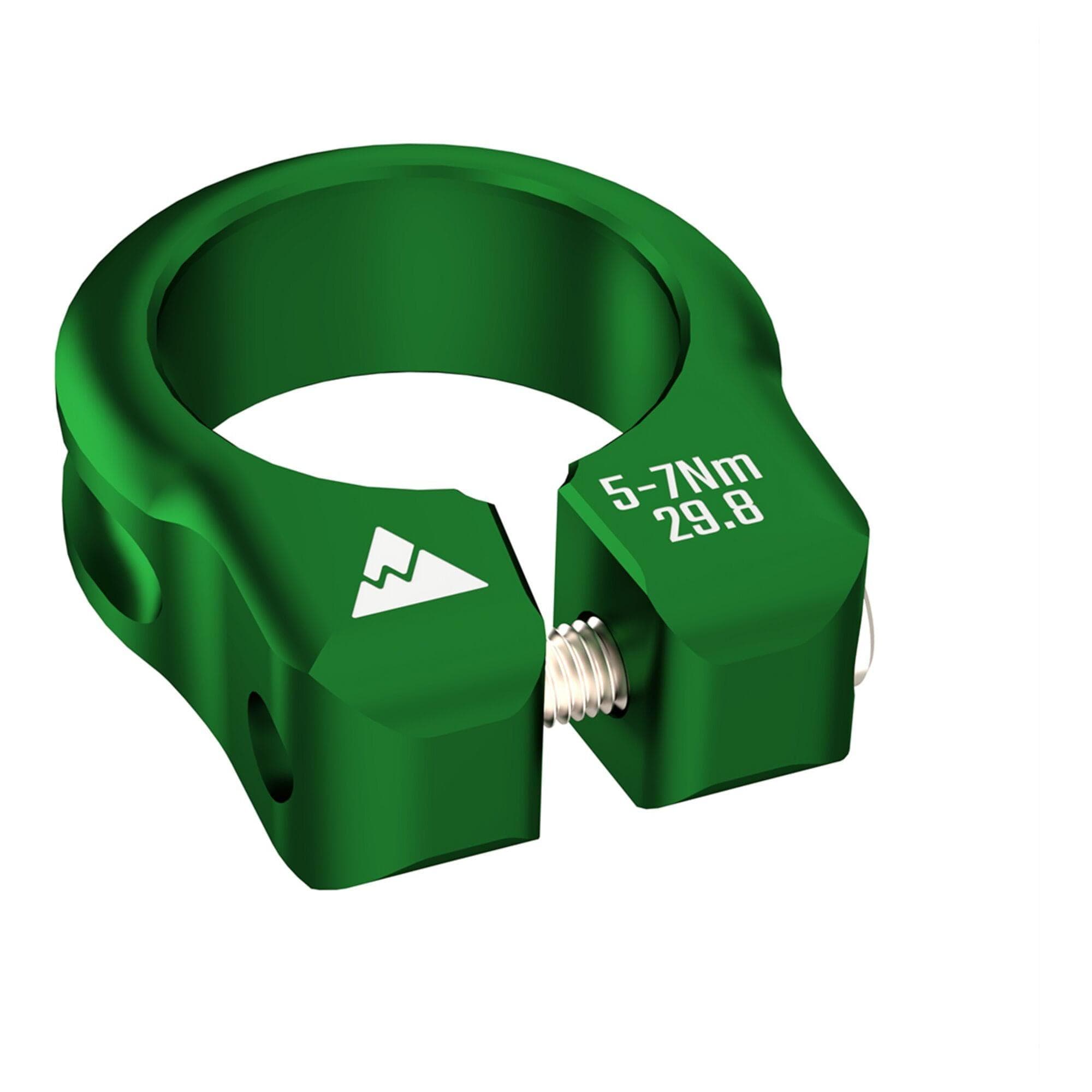 Wheels Manufacturing Green - Seat Post Collar 29.8mm