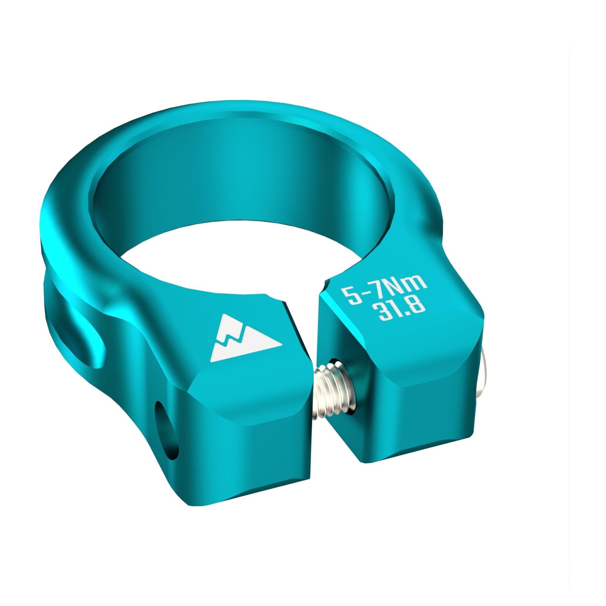 Wheels Manufacturing Teal - Seat Post Collar 31.8mm