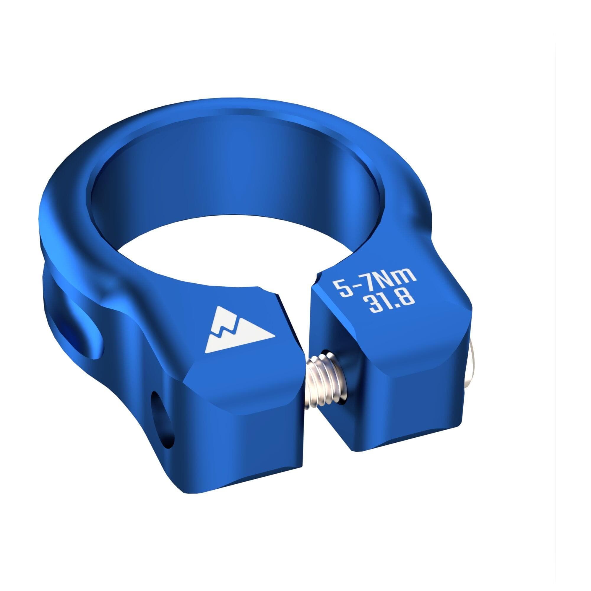 Wheels Manufacturing Blue - Seat Post Collar 34.9mm