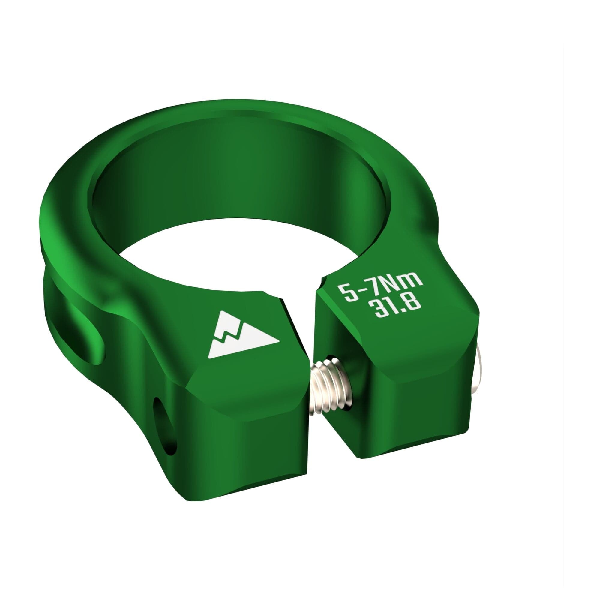 Wheels Manufacturing Green - Seat Post Collar 34.9mm