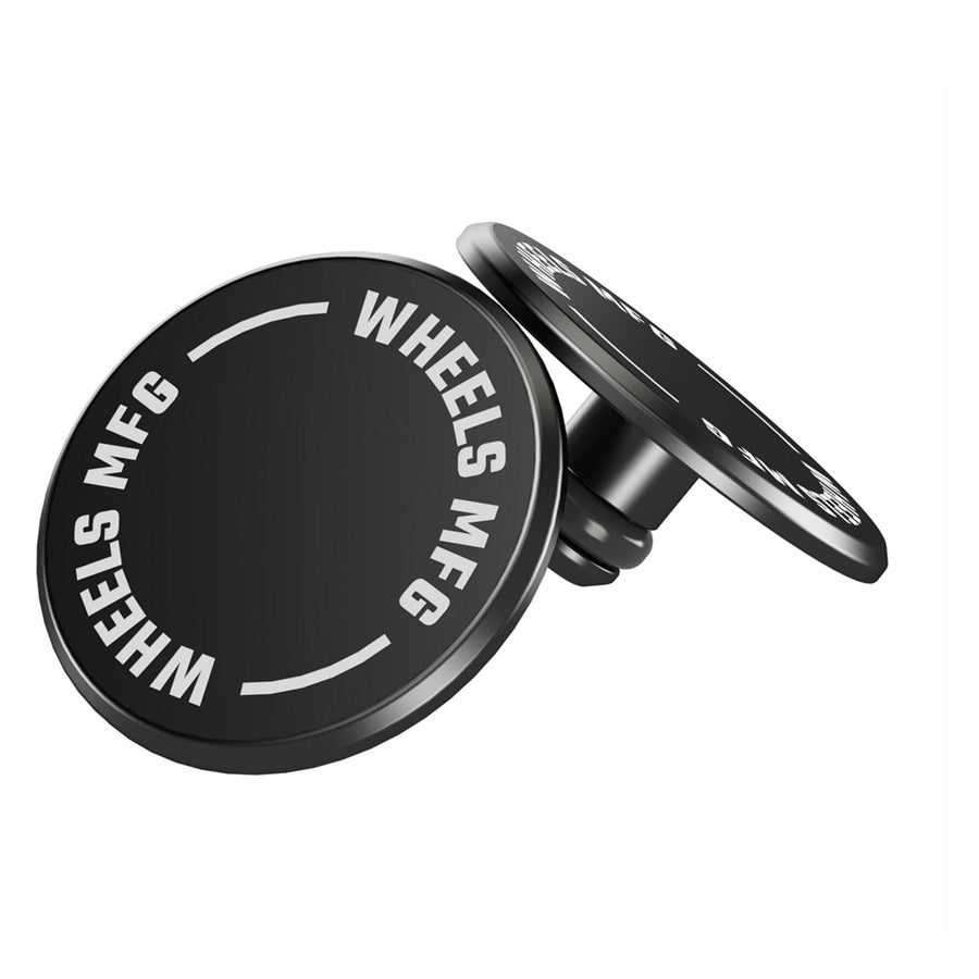 Wheels Manufacturing Black Thru-axleÿCaps