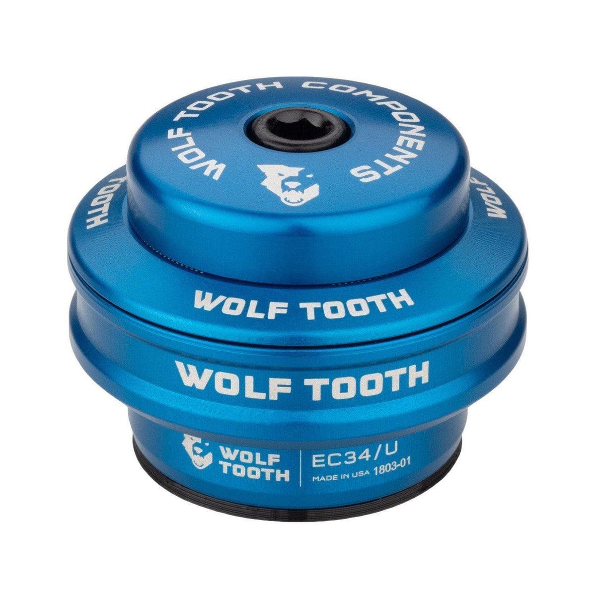 Wolf Tooth Performance External Cup Headset Blue / Upper EC34/28.6