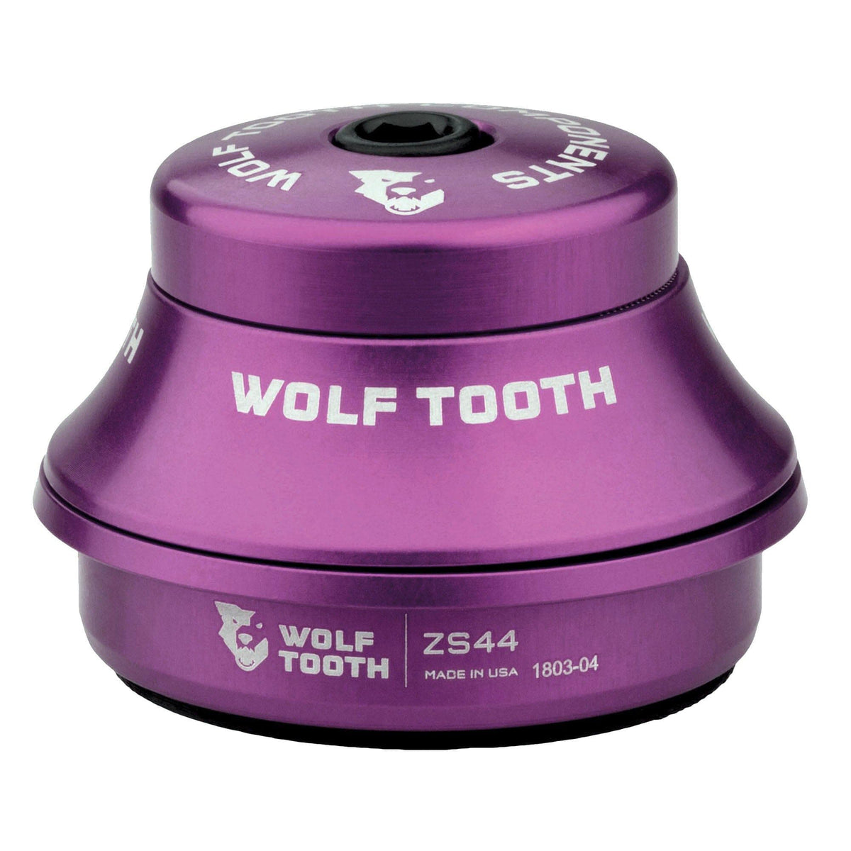 Wolf Tooth Premium Zero Stack Headset Purple / Upper ZS44 15mm