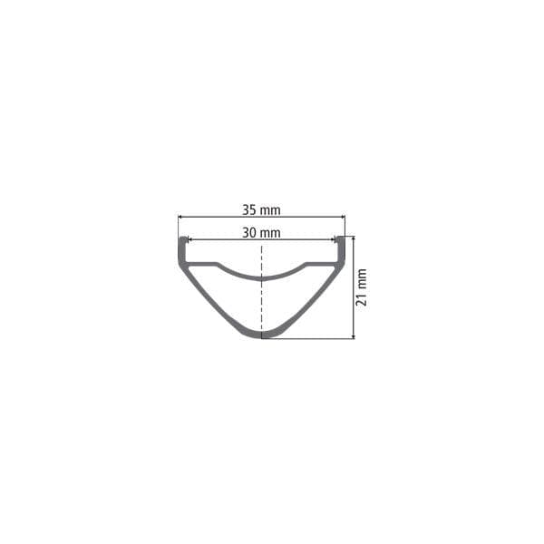 DT Swiss XM 481 SBWT disc-specific 28 hole Presta-drilled black - 29er