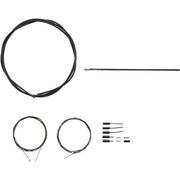 Shimano Spares RS900 Road gear cable set; Polymer coated inners; black