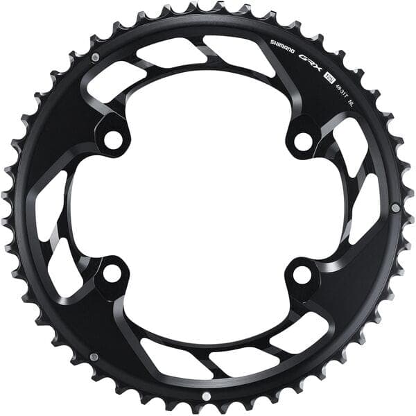 Shimano GRX FC-RX820-2 GRX 12 speed double outer chainring 48T-ND, for 48-31T