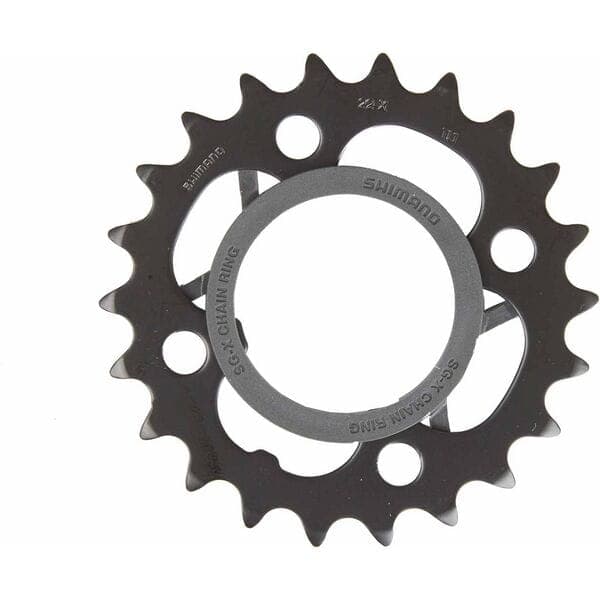 Shimano FC-M361 Acera 7/8 speed inner chainring and protector, 22T, black