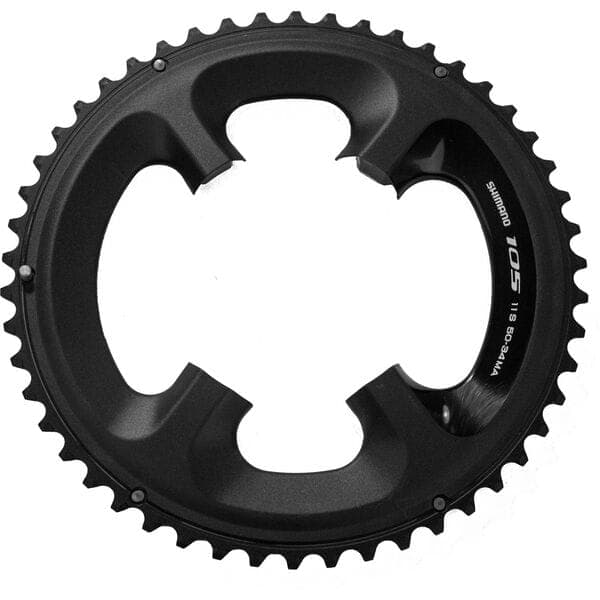 Load image into Gallery viewer, Shimano 105 FC-5800 Outer Road 4 Arm Chainrings - 11 Speed - BLACK
