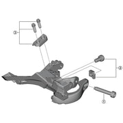 Shimano Spares FD-TY600 clamp screw, M5 x 29 mm