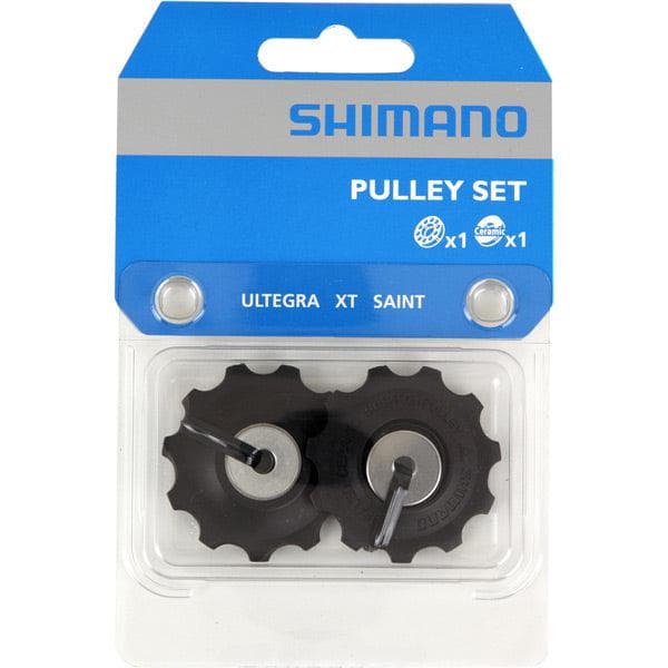 Load image into Gallery viewer, Shimano Spares Ultegra Deore XT and Saint tension and guide pulley set
