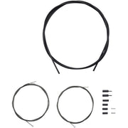 Shimano Road gear cable set, OPTISLICK, coated inners, black