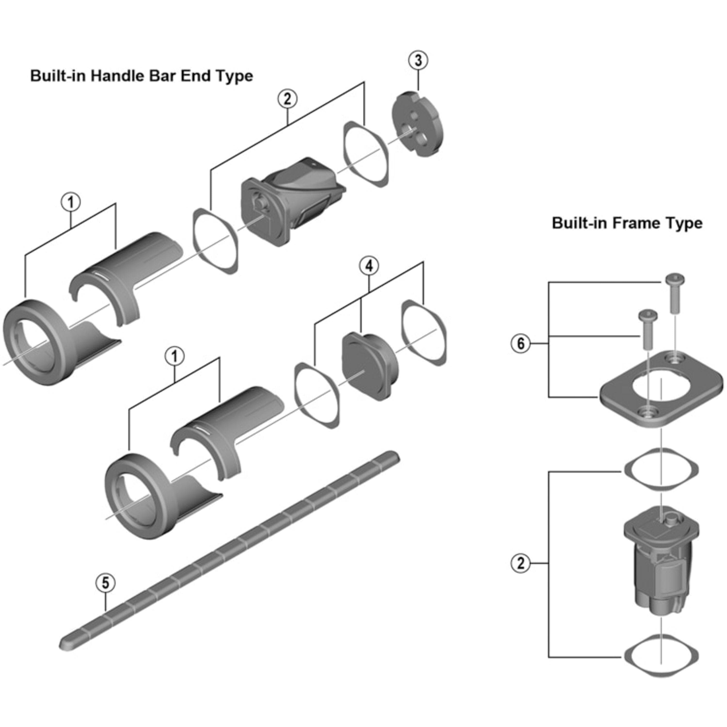 Shimano Spares EW-RS910 end cap / cushions