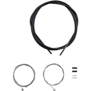 Shimano MTB brake cable set with stainless steel inner wire; black